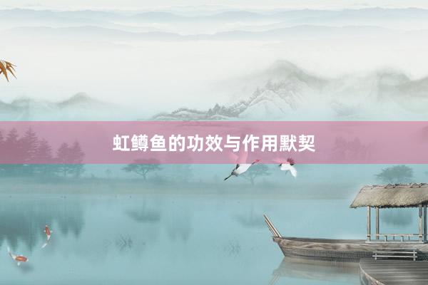 虹鳟鱼的功效与作用默契